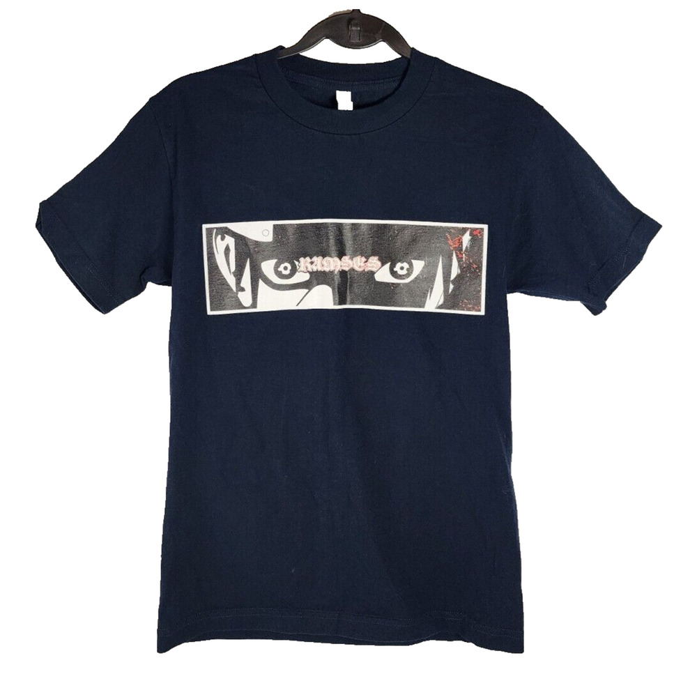 Vintage T Shirt Mens S Blue RAMSES Suffer in Your Sin Metal Hard Rock Band